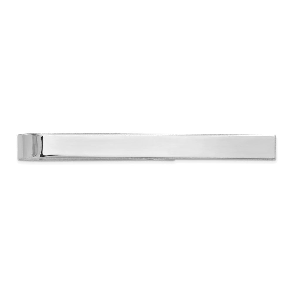 Velora 14k White Gold Polished Tie Bar