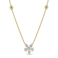 Floral Elegance Lab-Grown Diamond Necklace