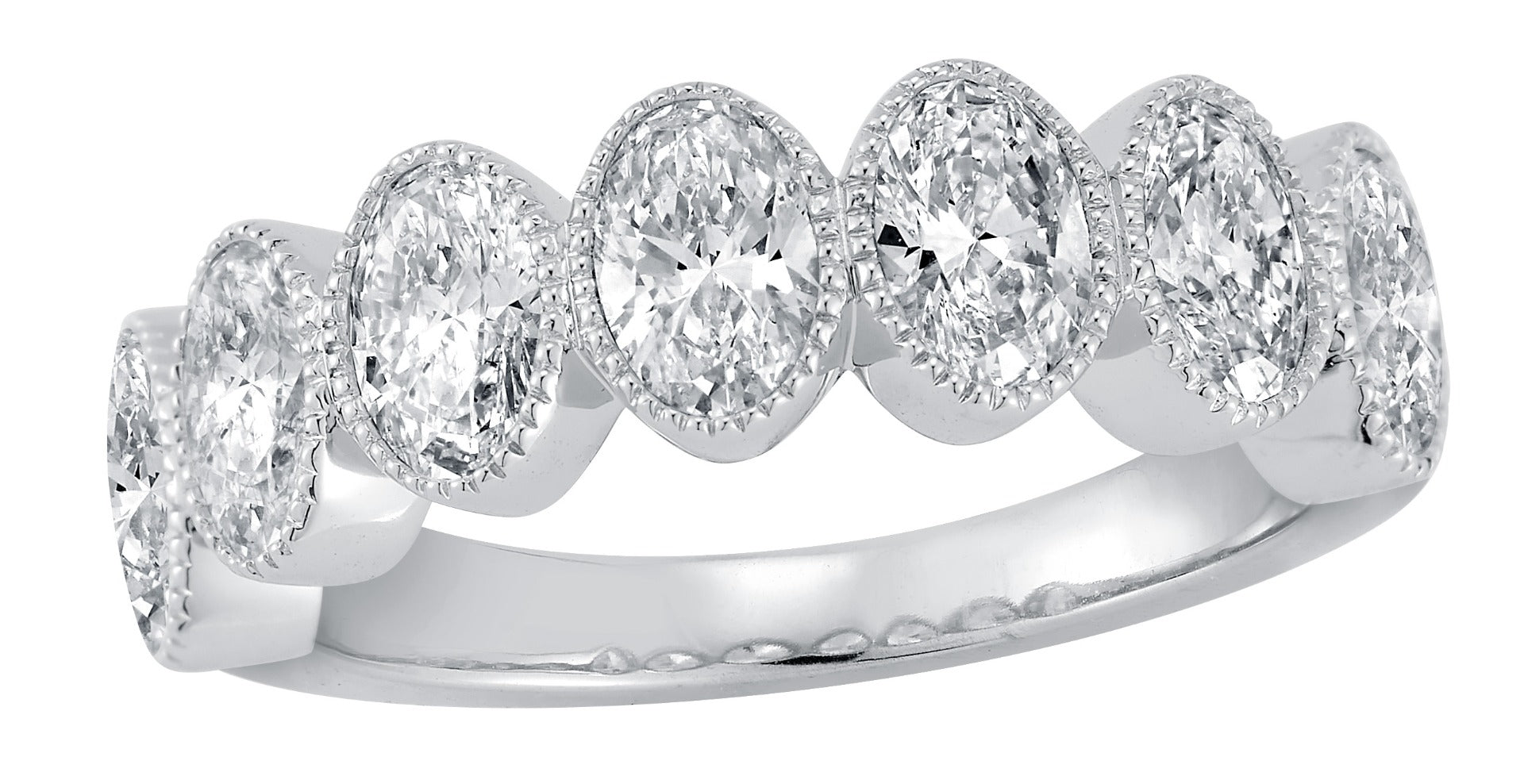Lab Grown 2.5 Carat Total Weight Diamond Eternity Band