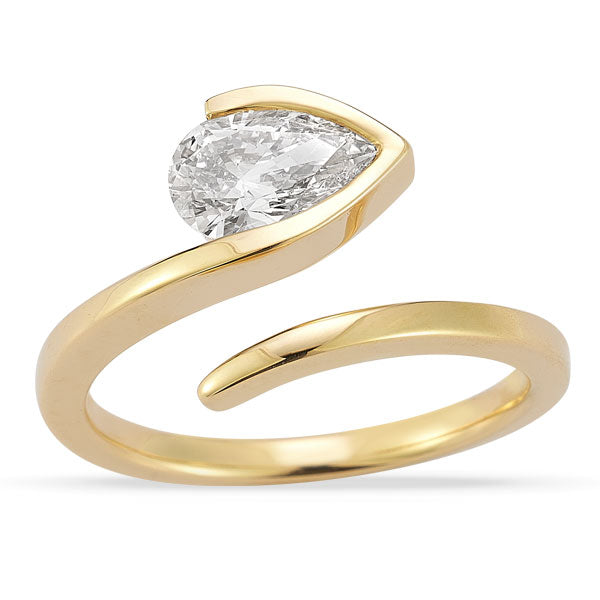 Elysian Curve Lab Grown Diamond Ring