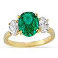 Emerald Elegance Lab Grown Ring, 3.5 TGW