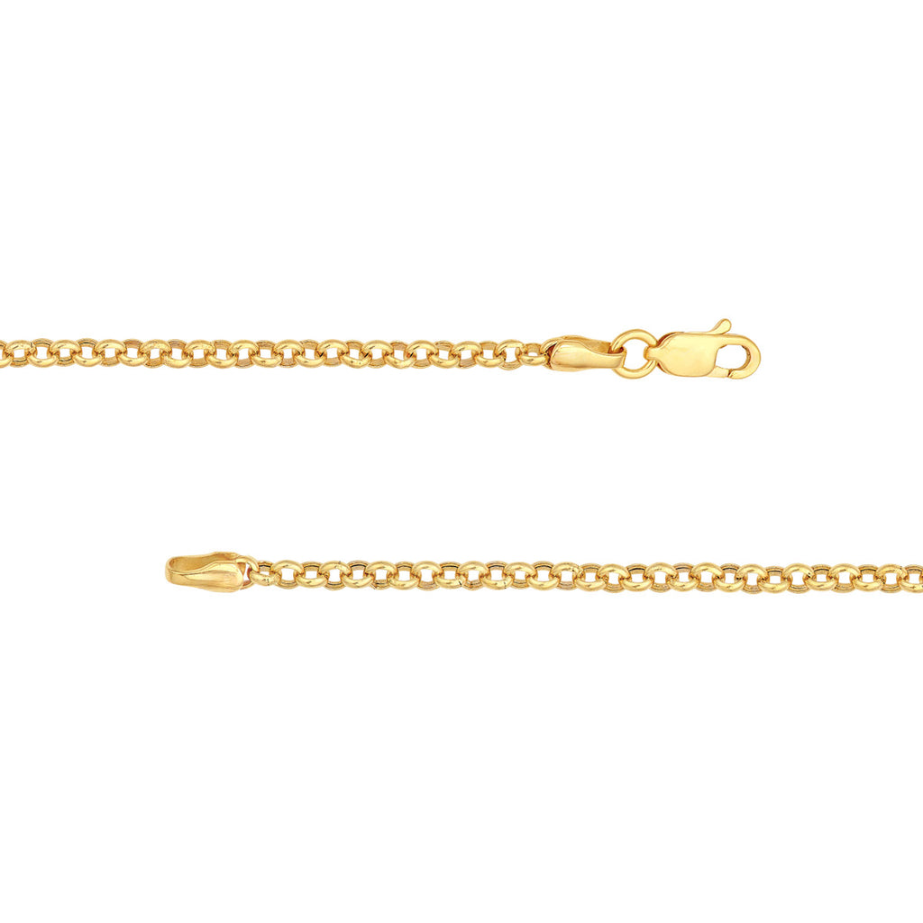 Isola 14K Yellow Gold 2.50mm Rolo Bracelet