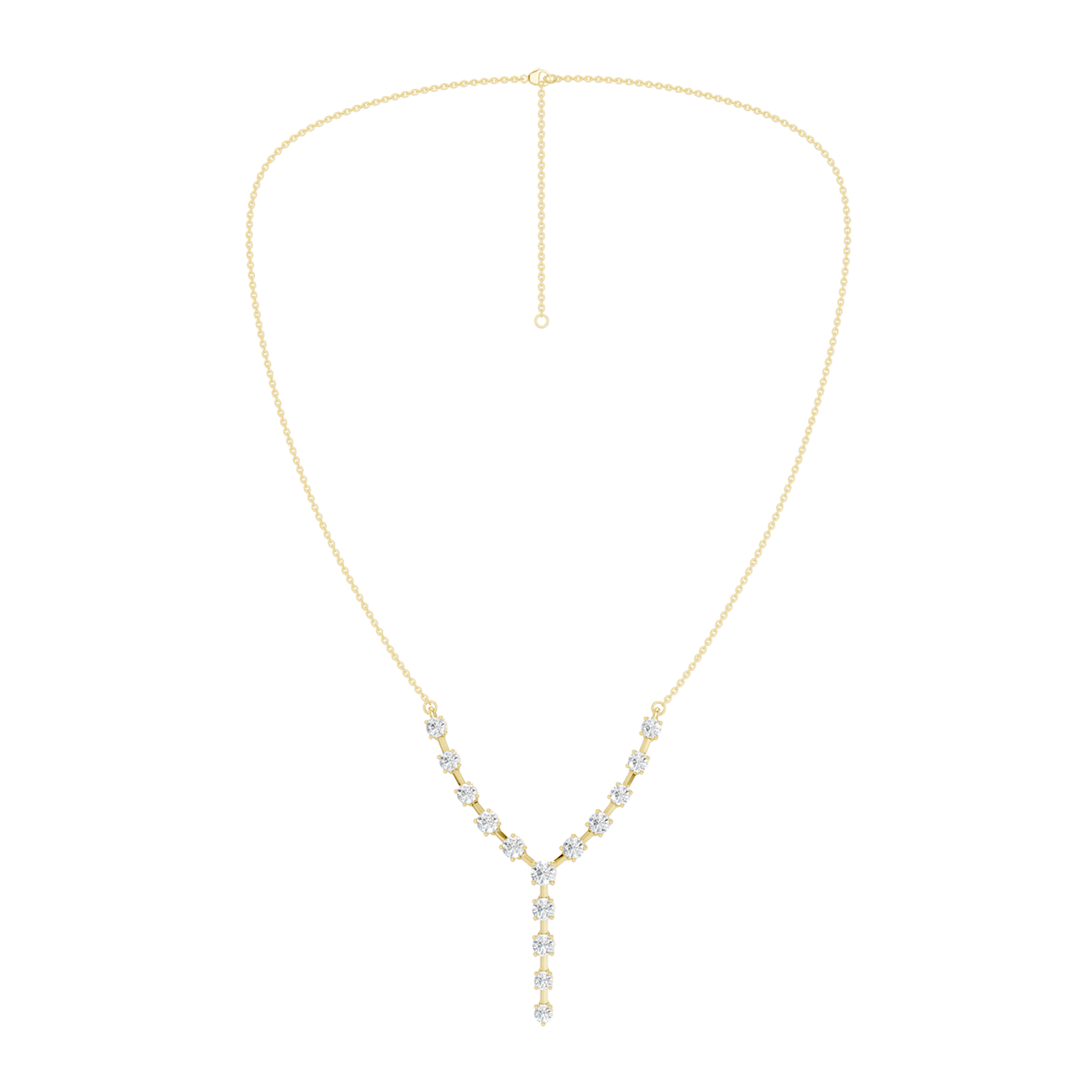 Diamond Y-Necklace