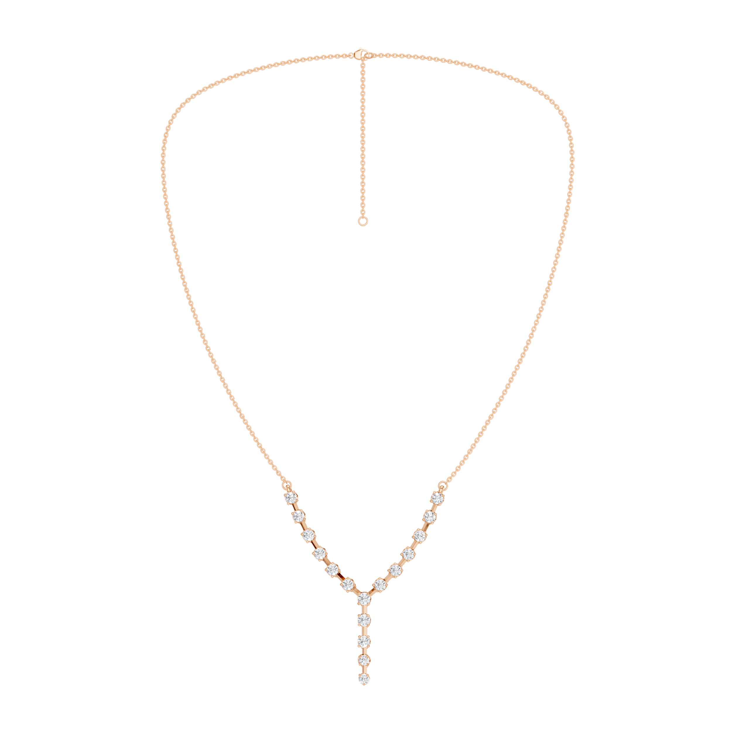 Diamond Y-Necklace