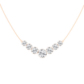 Seamless_x0019_ 7-Stone Graduated Diamond Necklace (Round)