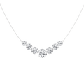 Seamless_x0019_ 7-Stone Graduated Diamond Necklace (Round)