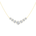 Seamless_x0019_ 7-Stone Graduated Diamond Necklace (Round)