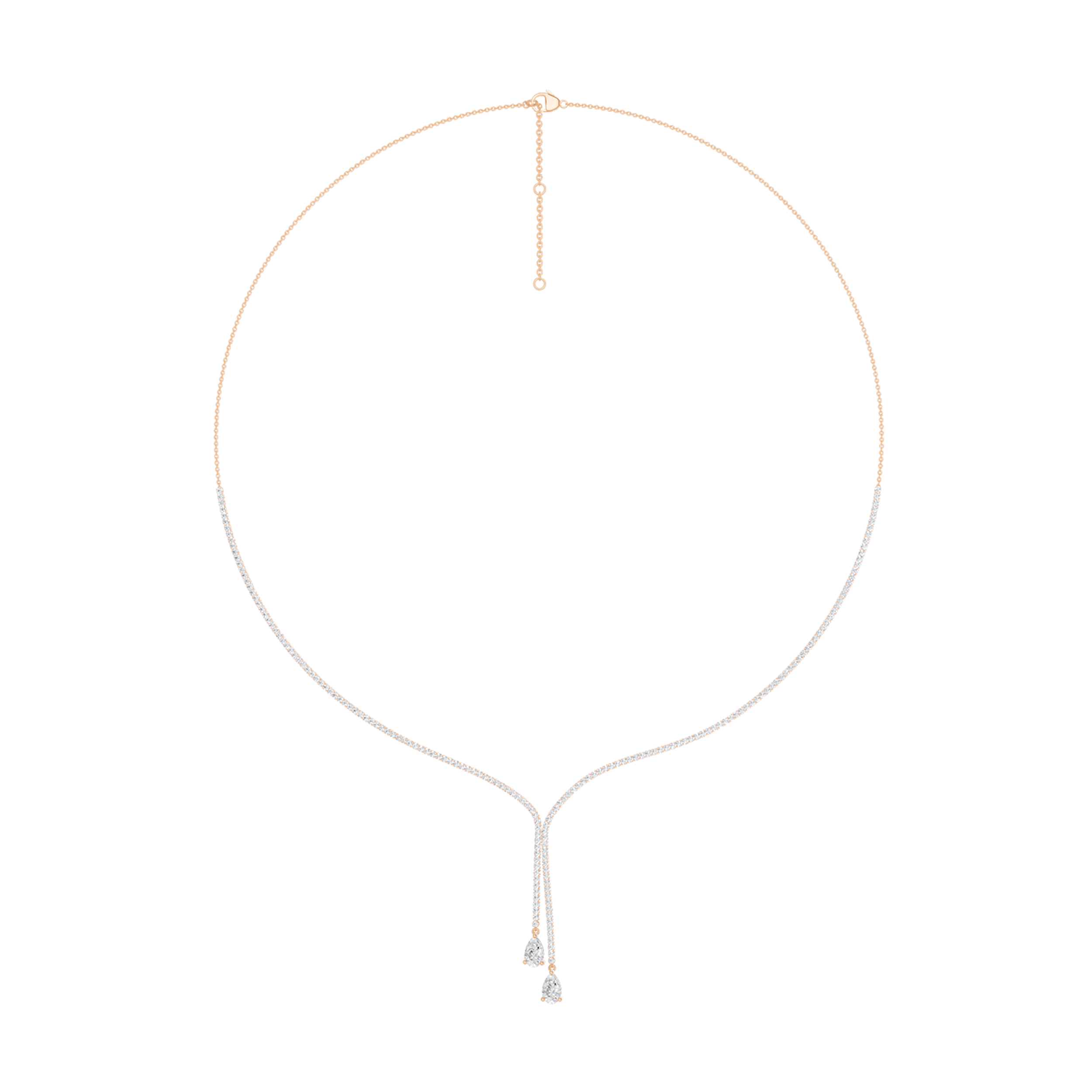 Diamond Lariat Y-Necklace