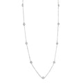 Diamond by the Yard Lab White Gold Grown 4 ctw Diamond Necklace