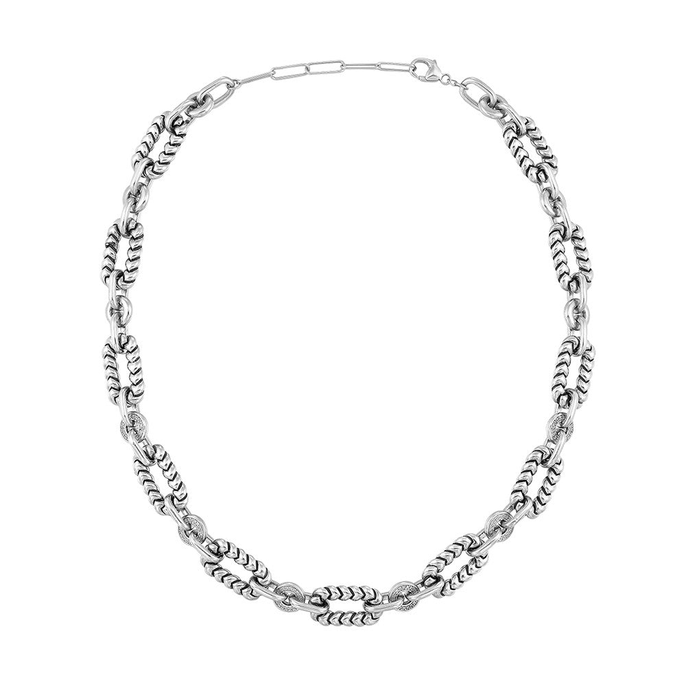 Aetheris Sterling Silver Diamond 1/4 CTW Necklace