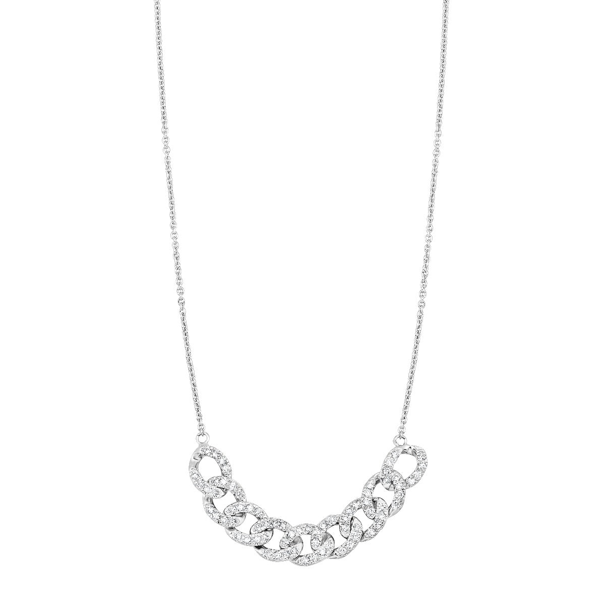 White Gold Diamond Pendant 5/8ctw