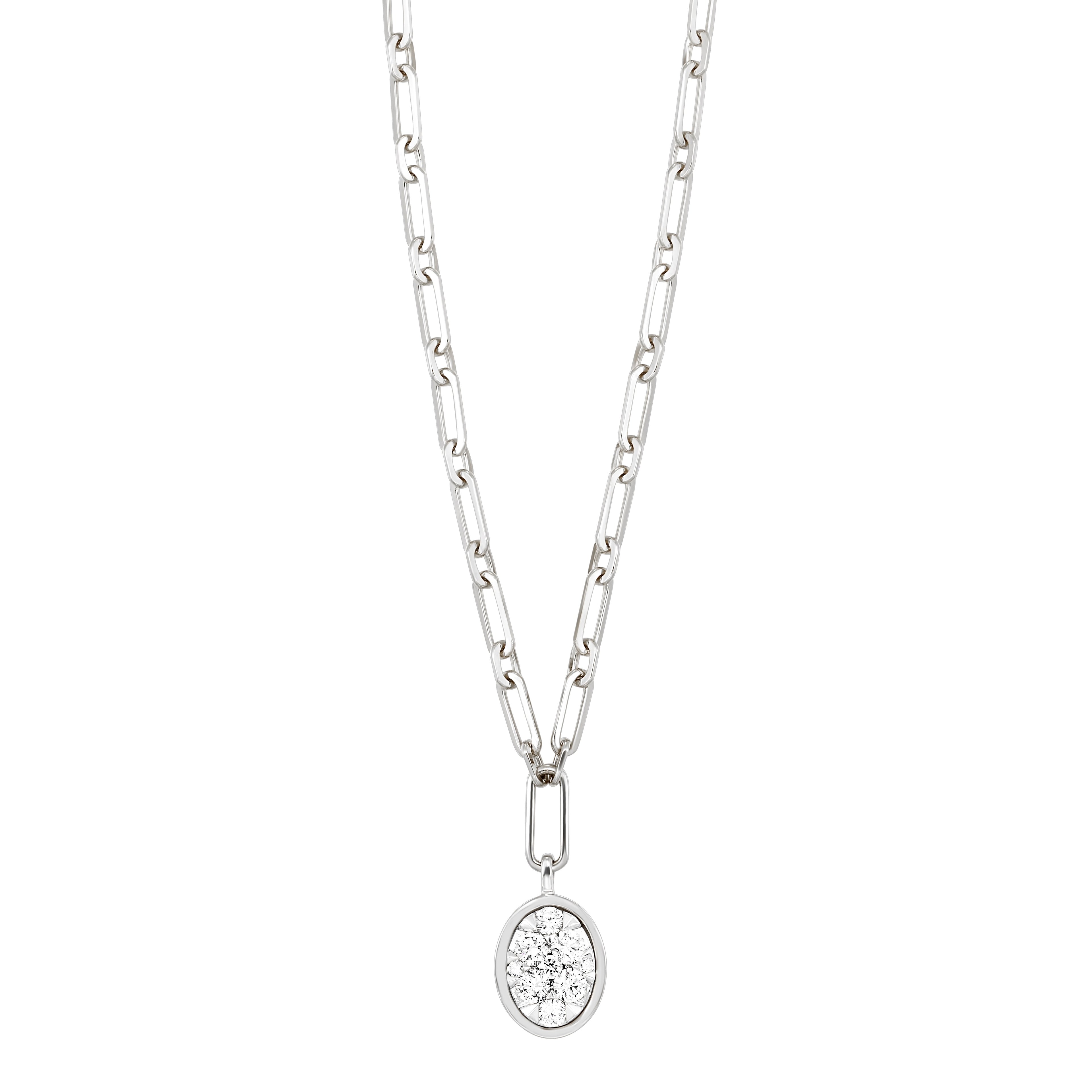14k Diamond Necklace 1/2ctw