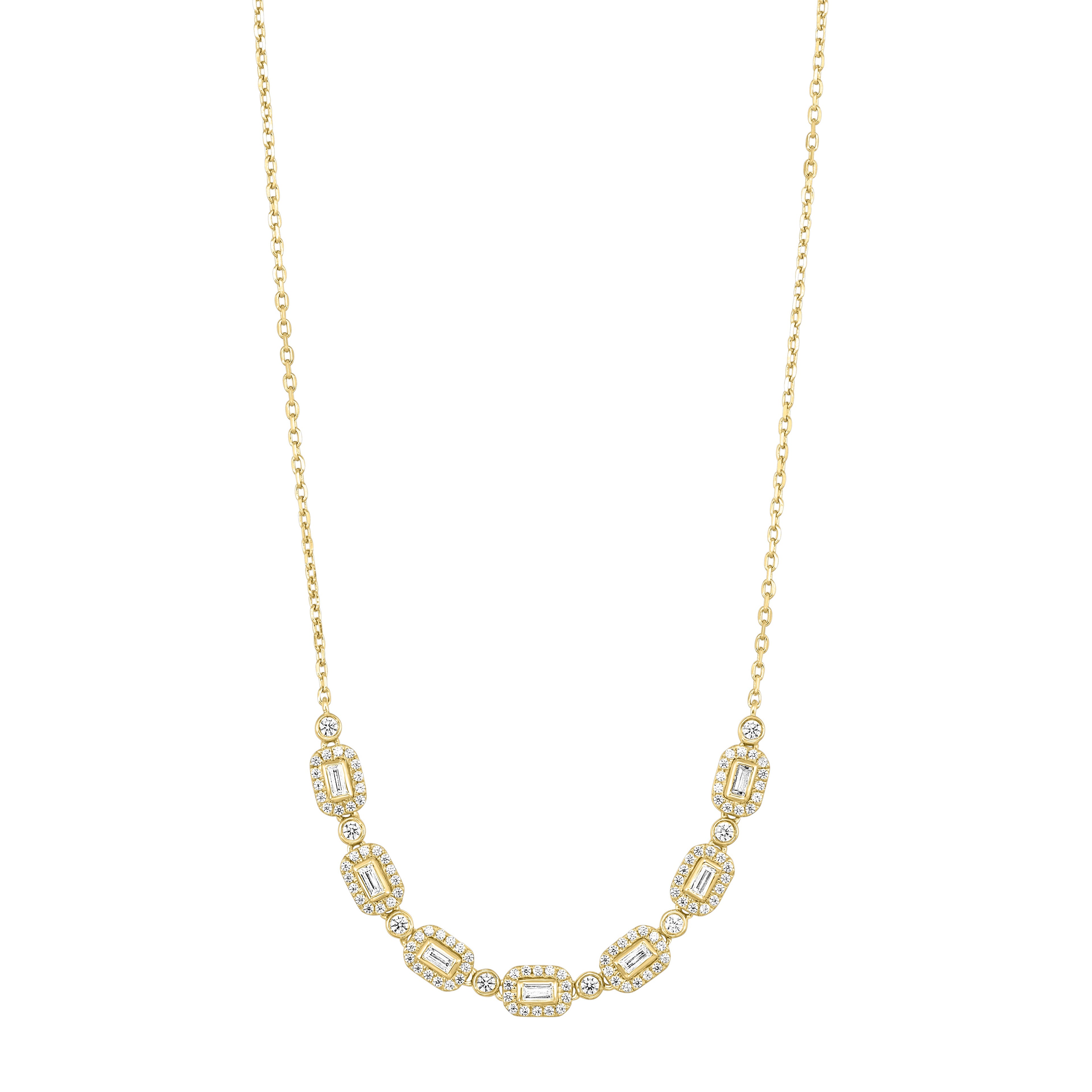 14k Diamond Necklace 1/2ctw
