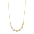 14k Yellow  Gold Diamond Necklace