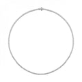 14K White Gold 7 CTW Diamond Tennis Necklace