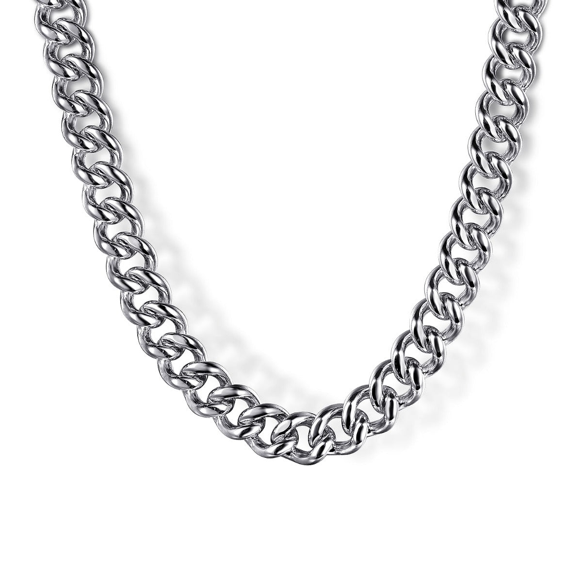 22 Inch 5mm 925 Sterling Silver Solid Men's Cuban Link Chain Necklace