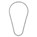 22 Inch 5mm 925 Sterling Silver Solid Men's Cuban Link Chain Necklace