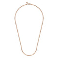 22 Inch 14K Rose Gold 4mm Hollow Ball Chain Necklace