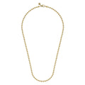 22 Inch 14K Yellow Gold 4mm Hollow Ball Chain Necklace
