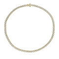 Radiance Symphony Lab Grown 15.25 ctw Yellow Gold Diamond Necklace *IGI Certified*
