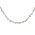 Multi-Shape Diamond Necklace (Oval, Round)