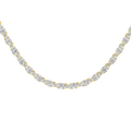 Multi-Shape Diamond Necklace (Oval, Round)