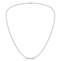 4-Prong Graduated Riviera Necklace (Round)