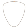 4-Prong Graduated Riviera Necklace (Round)