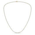 4-Prong Straight-Line Tennis Necklace (Round)