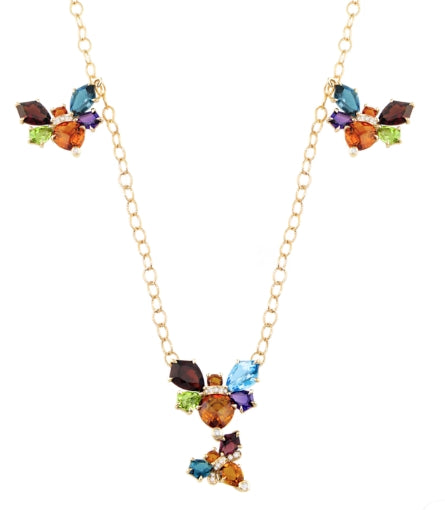 Rainbow Queen Bee Necklace