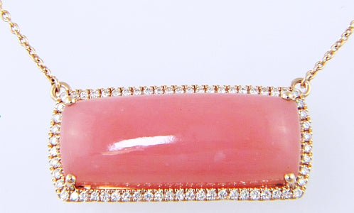 Silk Road Pink Opal Necklace