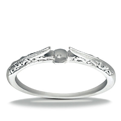Palladium Vintage Engagement Ring