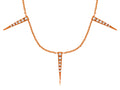 14k Rose Gold .15ctw Diamond Necklace
