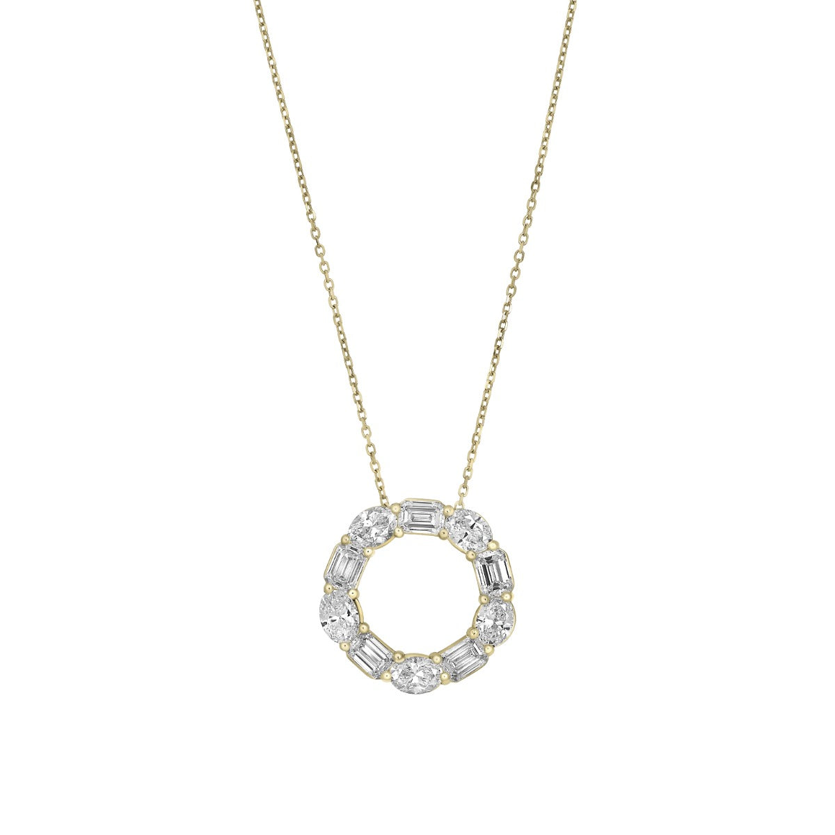 Circle of Brilliance Lab Grown 2 ctw Diamond Necklace