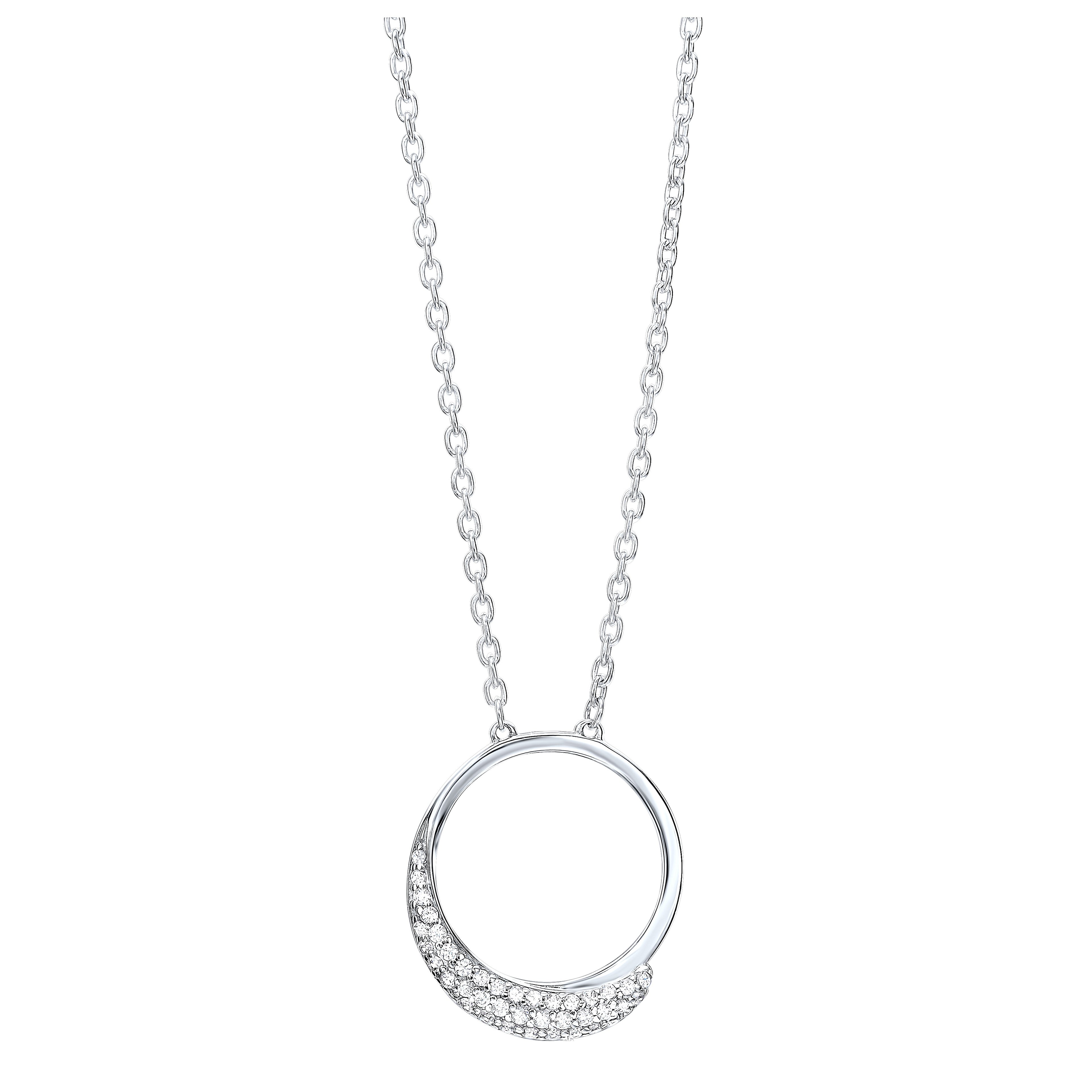 Silver White Gold Pendant