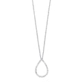 14k Single Prong Pear Pendant 1ctw