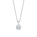 Front View 1/2ct Diamond Pendant