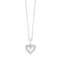 Silver Diamond Stunning Pendant  - 1/10 ctw