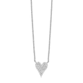10k Diamond Necklace 1/5ctw