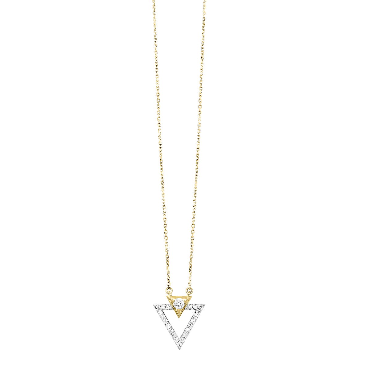 Triangle Diamond Pendant