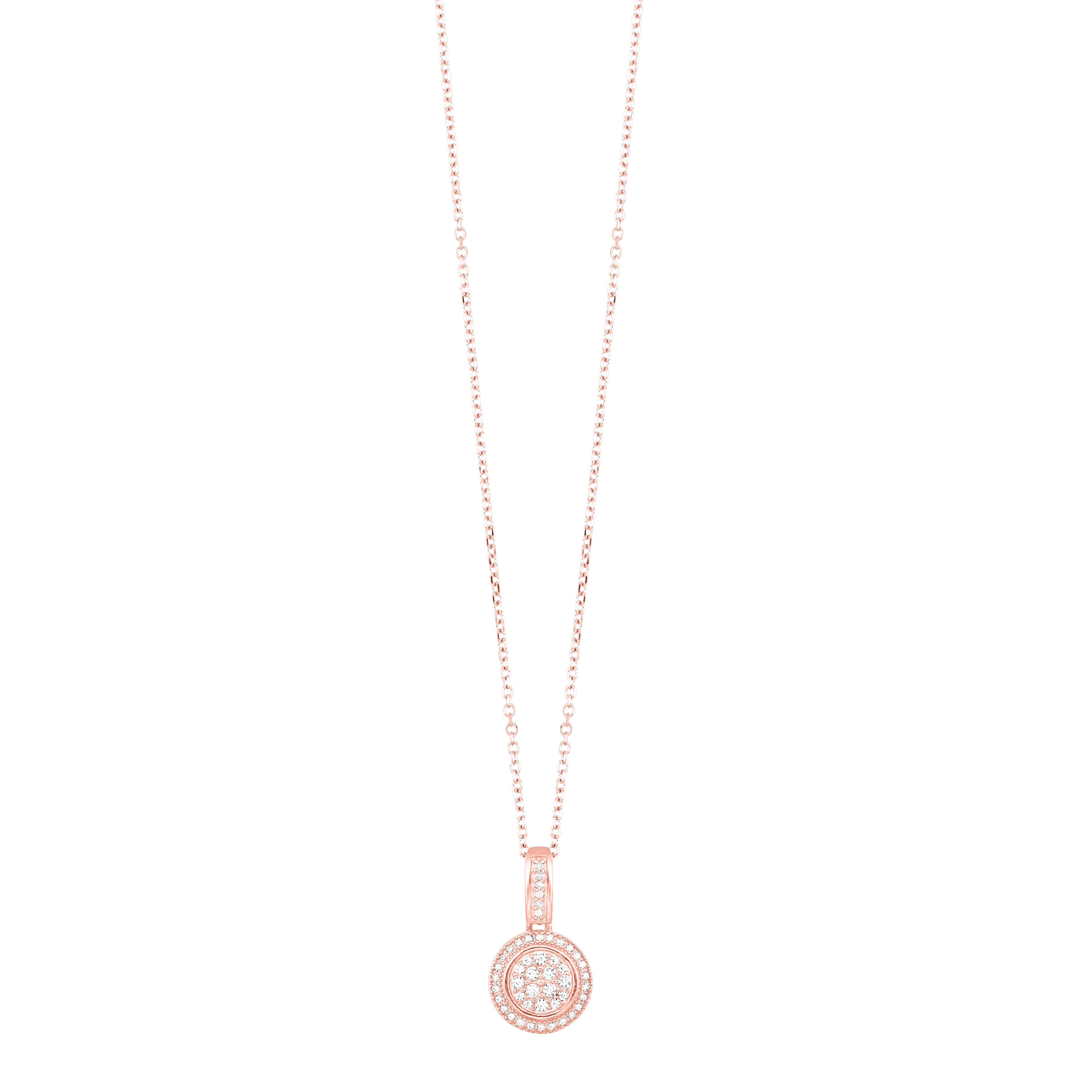 14k Diamond Pendant 1/8ctw
