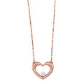 Gold Diamond Heart Pendant