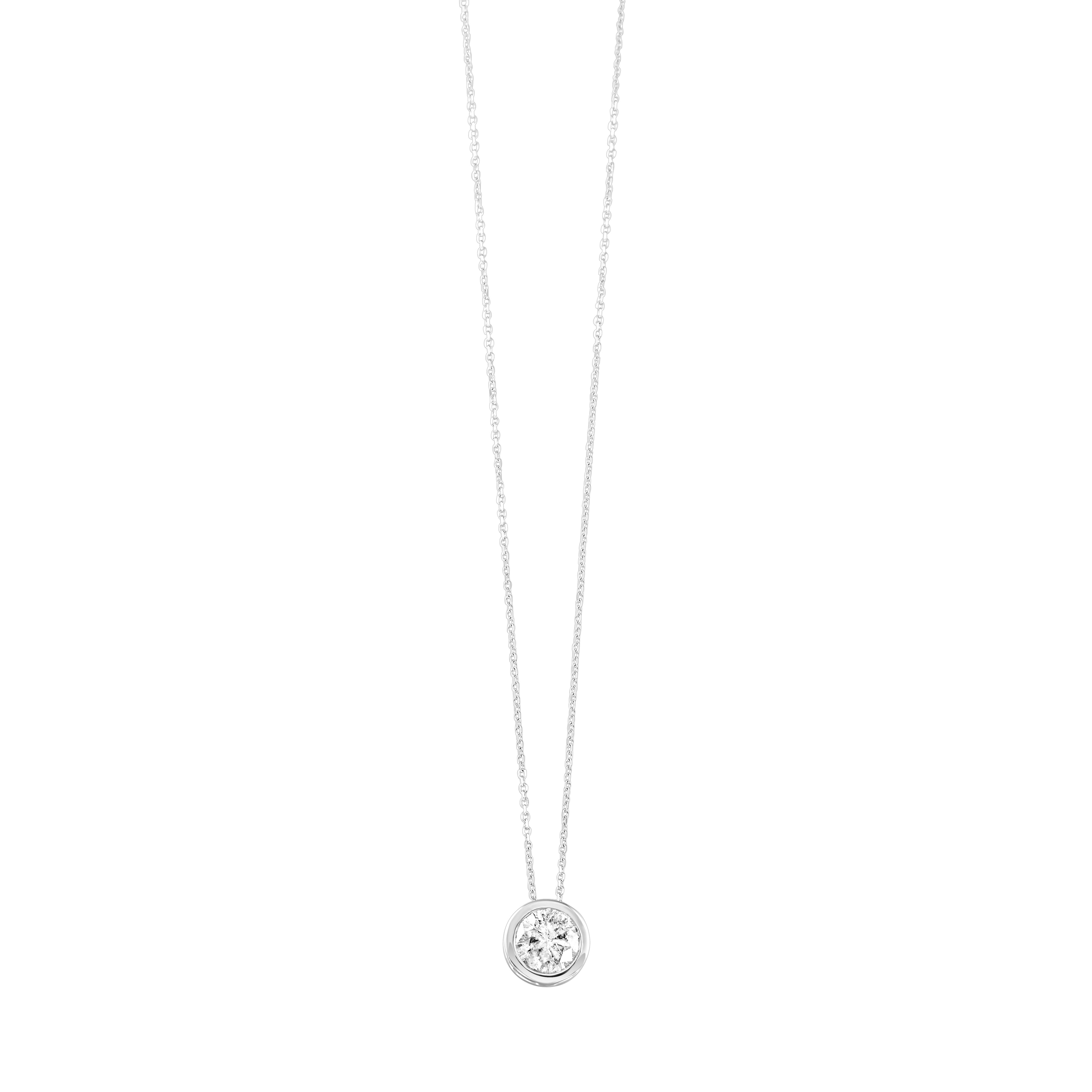 14k Diamond Pendant 1/4 Ctw