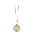 Isolde Evergreen 10k Gold Diamond Pendant
