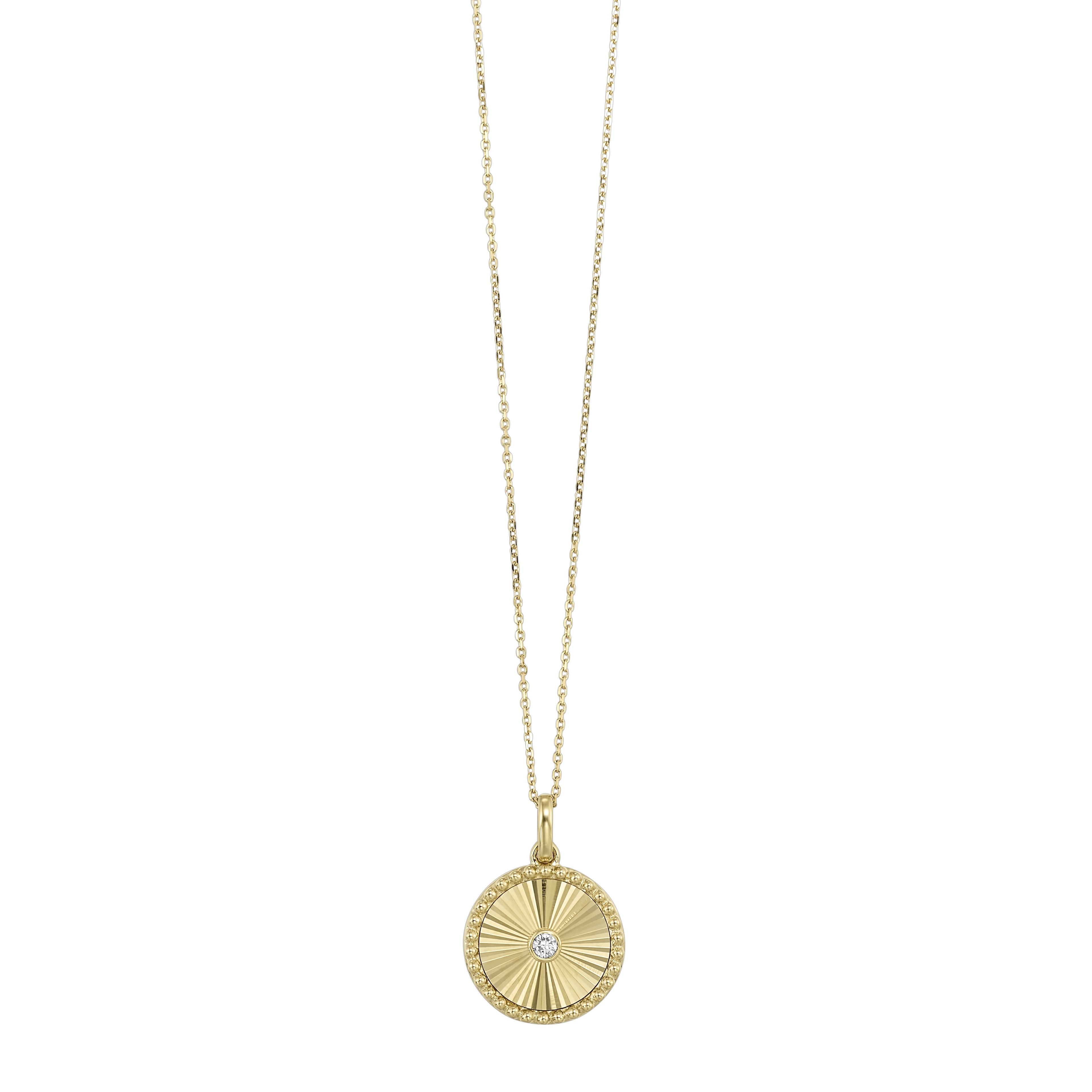 14kt Yellow Gold Pendant 1/25ctw