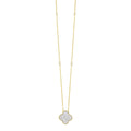 10k Yellow Gold Flower Pendant