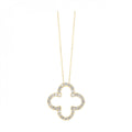 14k Yellow Gold Diamond Pendant 1/4 CTW