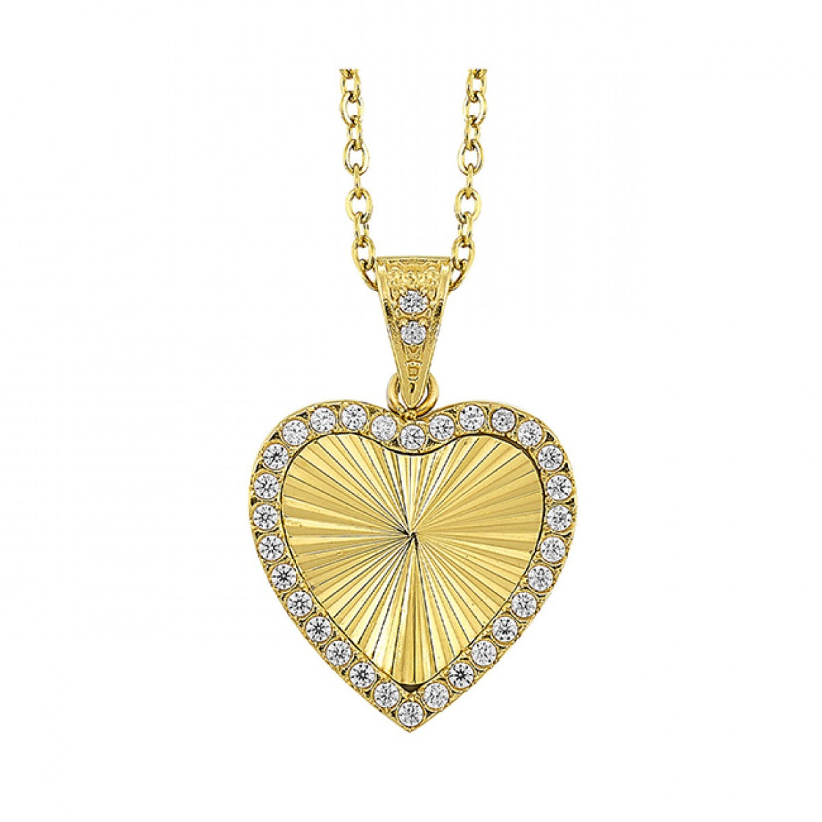 Marielle Steel Heart Pendant