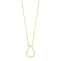 14KT Yellow Gold & Diamond Stunning Neckwear Pendant  - 1/10 ctw
