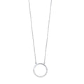 14KT White Gold & Diamond Stunning Pendant  - 1/10 ctw